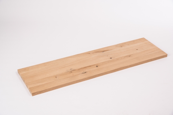 Massivholzplatte Leimholzplatte Eiche Wildeiche Rustikal 26mm, 2-2.4 m, DL durchgehende Lamele, DIY angepasst